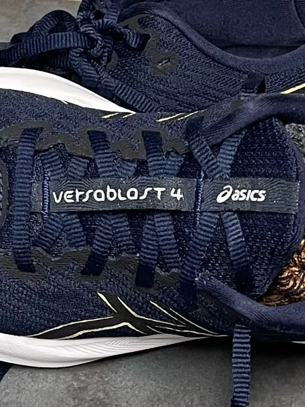 Asics Versablast 4 Women’s Running Shoes Navy Blue Size 9.5B